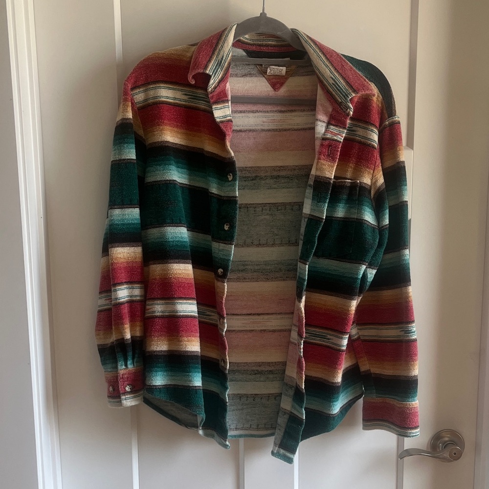 Southwestern Striped Flannel